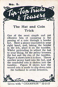 The Hat And Coin Trick