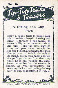 The String And Cup Trick