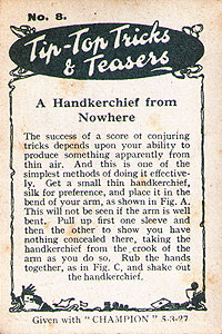 A Handkerchief From Nowhere