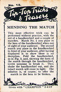 Mending The Match