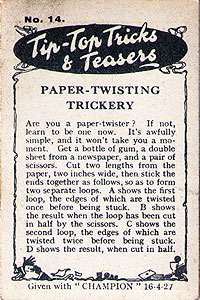 Paper-Twisting Trickery