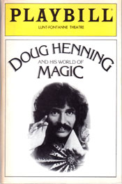 Doug Henning And His World Of Magic Playbill