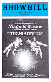 The Incredible World Of Magic & Illusion Showbill
