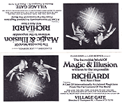 The Incredible World Of Magic & Illusion Table Tent