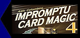 Aldo Colombini's Impromptu Card Magic :: Volume Four